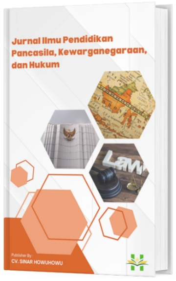  Jurnal Ilmu Pendidikan Pancasila, Kewarganegaraan, dan Hukum